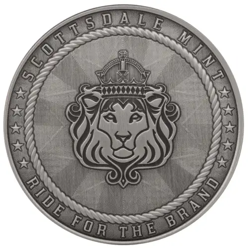 1 oz Cowboy - Rifleman Antique Silver Round (2)