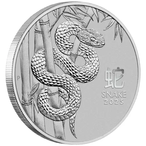 2025 1 oz Australian Platinum Lunar Snake Coin (2)