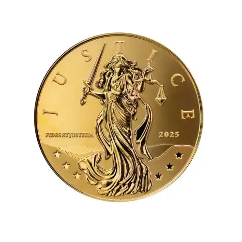 2025 1/10 oz Niue - Lady Justice Gold Coin (3)