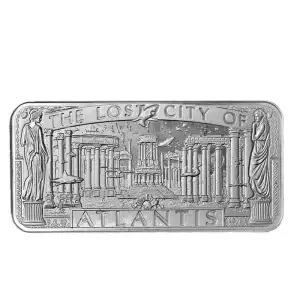 Atlantis 10 oz Silver Bar - Lost Cities Series (.999 Pure) (2)